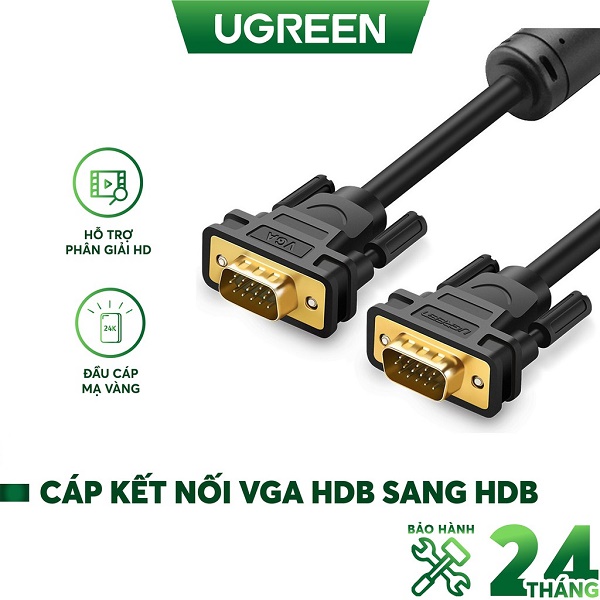 Hình Ảnh Sản Phẩm: Cáp VGA Ugreen cao cấp